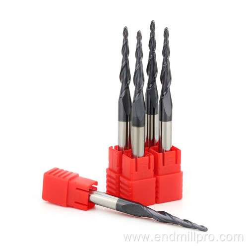 Solid Carbide Tapered End Mill CNC Machine Tools